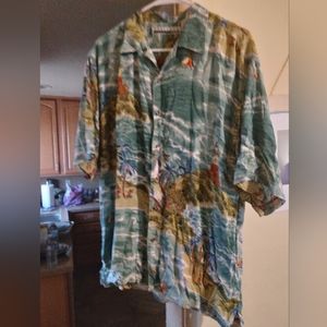 'Presence Co.' Island Button Up shirt